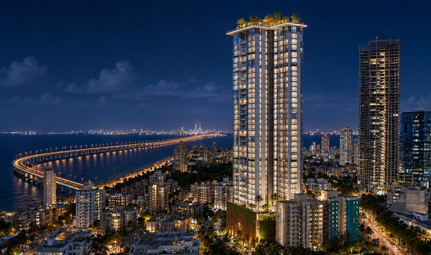 Sugee Marina Bay luxury apartment interior view - artistic impression